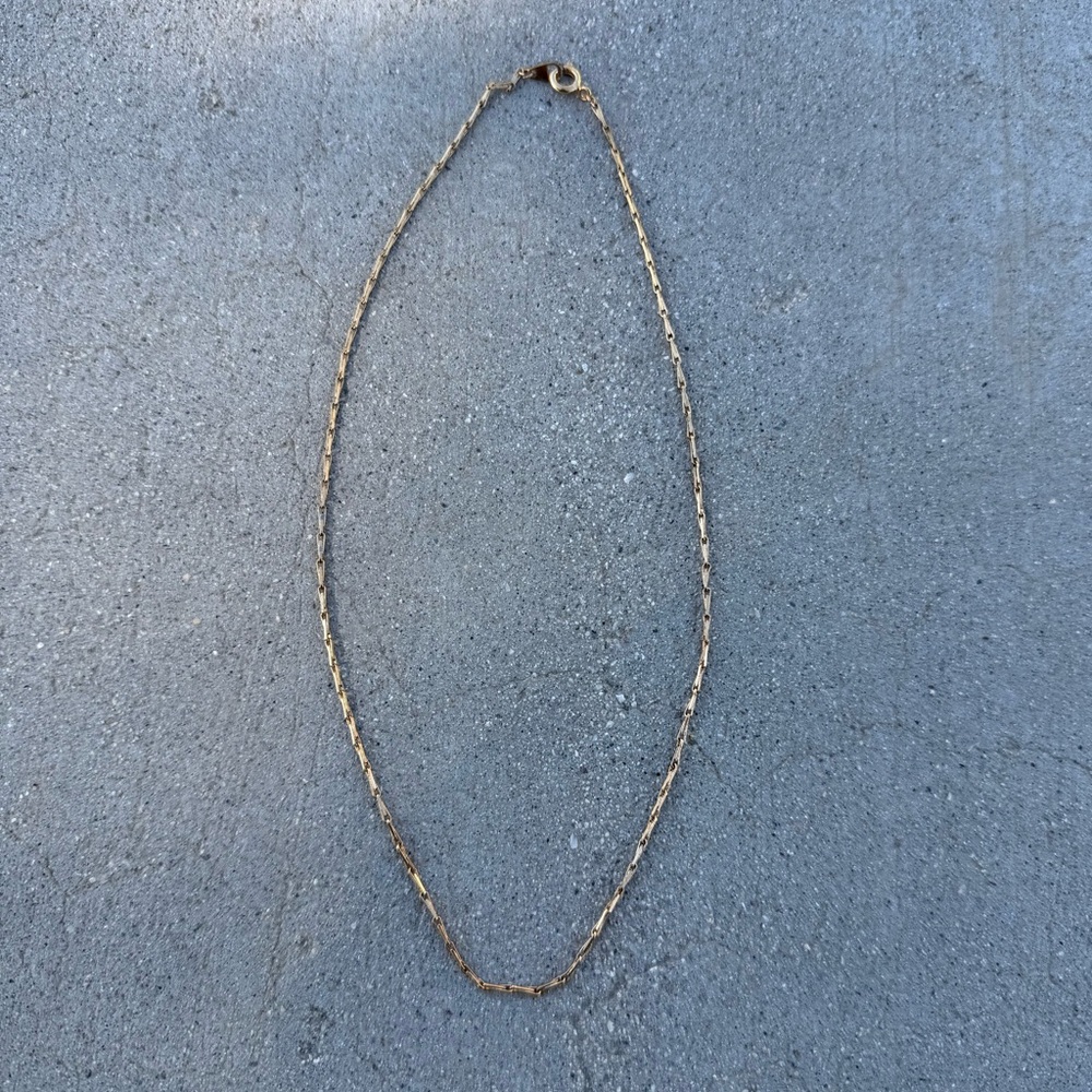 Bundle 3 for 50% off 1970s Deadstock 15.25" Gold Tone Chain